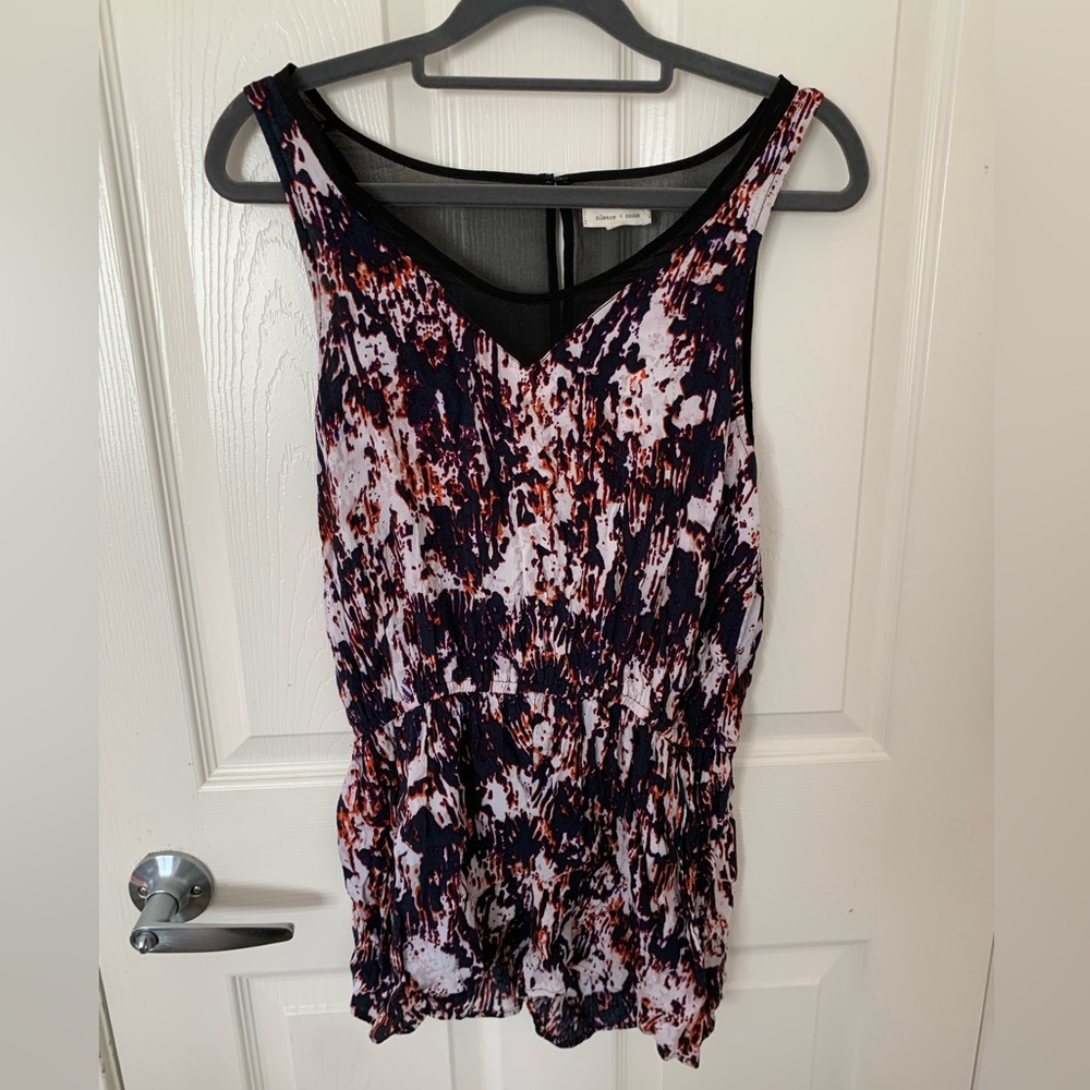 Urban Outfitters Watercolor Romper